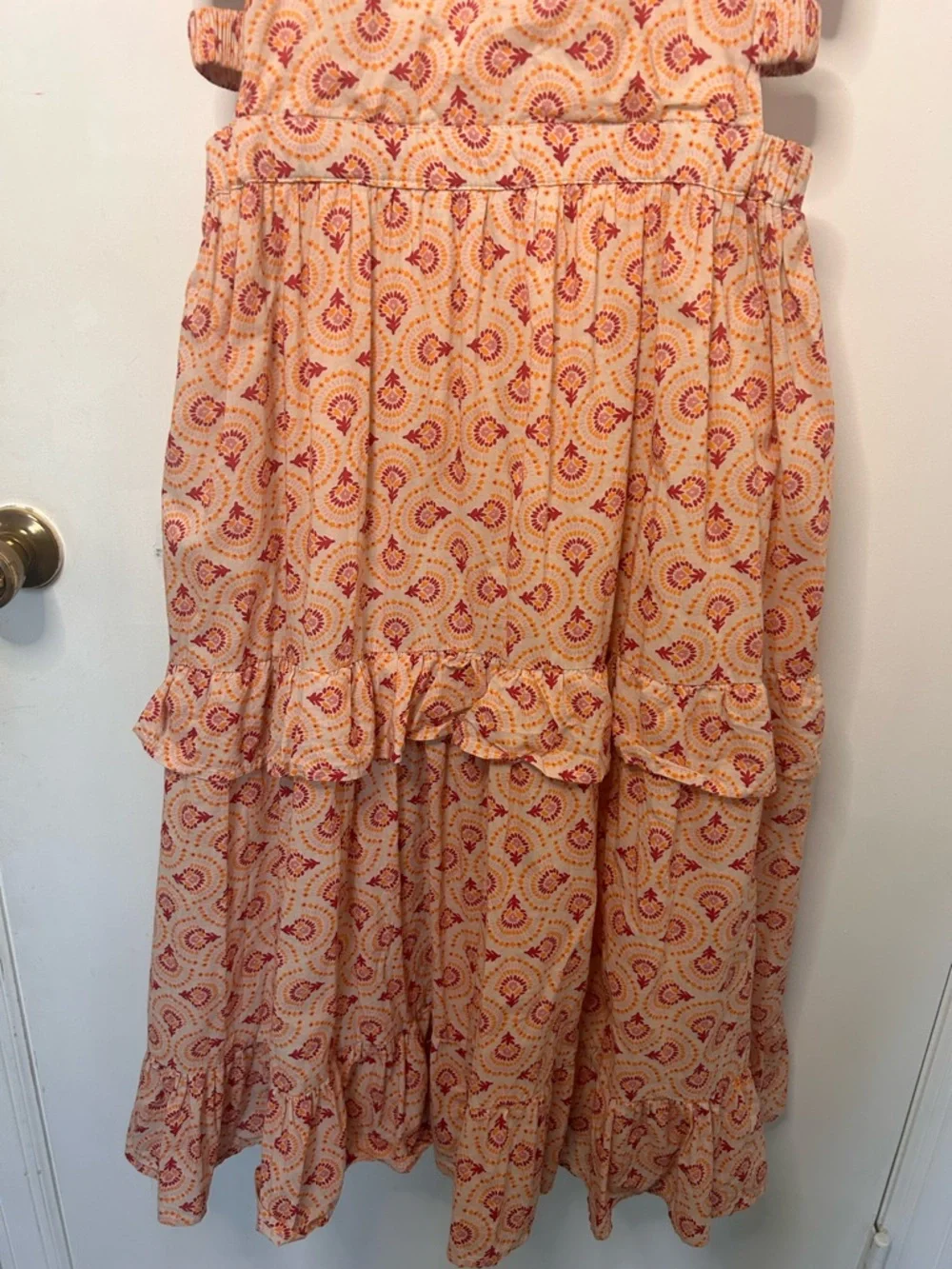 ANTHROPOLOGIE LOVE & LIBERATION TIERED SIDE CUTOUT SUNDRESS SIZE SMALL - Picture 11 of 14